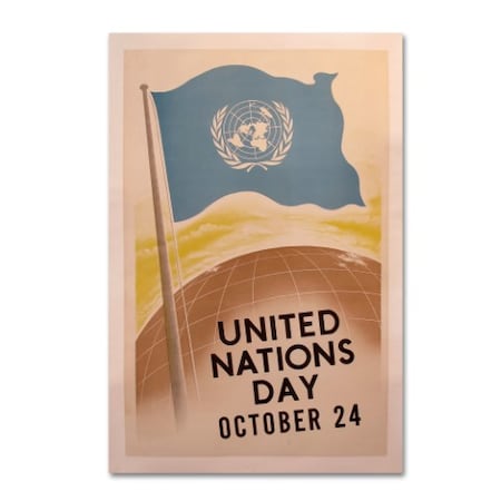 Vintage Apple Collection 'United Nations' Canvas Art,22x32